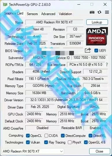 AMD公版RX 9070 XT首次无死角曝光、拆解:看着好眼熟