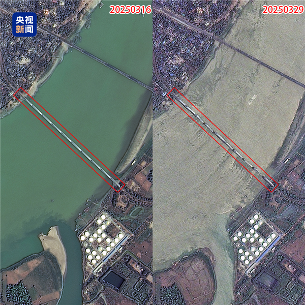 1700人不幸遇难:中国卫星拍下缅甸7.9级大地震惨烈一幕